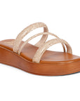 Vivi Blu Ren Flats Footwear Champagne