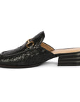 Future Brands Group Black Izaan Heeled Mule - Porterist 3