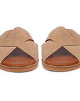 Vivi Blu Blossom Flats Footwear Beige