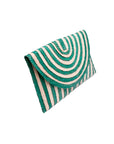 Jelavu Brooke Small Clutch Handbags Cream Green