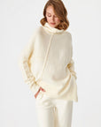 Upright Collar Asymmetrical Knitwear Sweater Fınal Item - Porterist 1