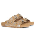 Beige Riena - Flat Sandals