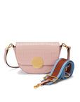 Oryany - Lottie Croco Crossbody Small Handbags - Vintage Pink