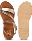 Vivi Blu Kamla Flats Footwear Champagne