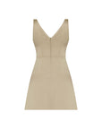 Eva Mini Evening Dress With Cut Out Detail And Double Slit