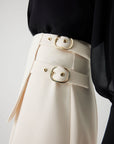Exquise Bone Skirt with Belt Detail - Porterist 2