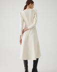 Exquise CrewNeck Slit Regular Bone Dress - Porterist 2
