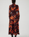 Exquise Floral Patterned Regular Midi Dress - Porterist 2