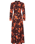 Exquise Floral Patterned Regular Midi Dress - Porterist 5