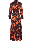 Exquise Floral Patterned Regular Midi Dress - Porterist 6