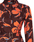 Exquise Floral Patterned Regular Midi Dress - Porterist 7