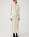 Exquise Long Regular Bone Dress with Slits - Porterist 2