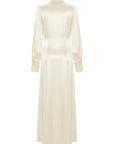 Exquise Long Regular Bone Dress with Slits - Porterist 7