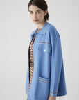 Exquise Regular Cardigan with Stones Pocket and Collar Detail - Porterist 1