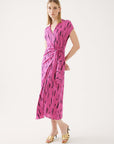 V Neck Midi Wrap Dress | Porterist