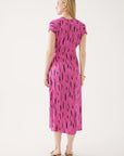 V Neck Midi Wrap Dress | Porterist