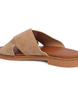 Vivi Blu Blossom Flats Footwear Beige