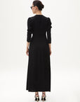 Metal Buckle Detailed Stylish Black Dress Fınal Item - Porterist 4