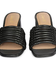 Saint G Bethany Heel Sandals Black