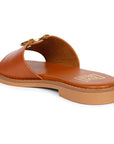 Vivi Blu Amber Flats Footwear Cognac