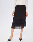 Black Pleated Skirt With Lace Fınal Item - Porterist 2