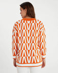 Orange Knitwear Cardigan Fınal Item - Porterist 3