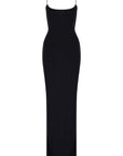Black Aphrodite Maxi Jersey Dress - Porterist 2