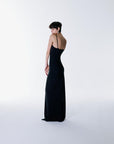Black Aphrodite Maxi Jersey Dress - Porterist 1