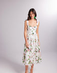 Donatella White Long Dress | Porterist