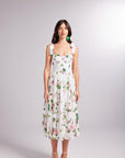 Donatella White Long Dress | Porterist