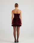Samantha Dress Burgundy