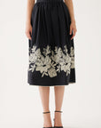 Embroidered And Lightly Balloon Cut Skirt Fınal Item - Porterist 4
