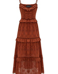 Cutwork Cinnamon Maxi Dress Fınal Item - Porterist 1