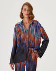 Jacquard Patterned Multi Knit Shirt Fınal Item - Porterist 1