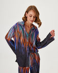 Jacquard Patterned Multi Knit Shirt Fınal Item - Porterist 2