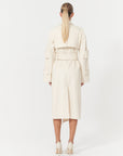Chaby Ivory Trench Coat