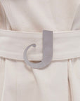 Chaby Ivory Trench Coat