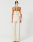 Chaby Wide Leg Ivory Pants