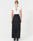 Davidson Blue Denim Maxi Skirt