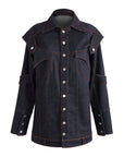 Davidson Blue Oversize Jacket