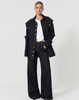 Davidson Blue Oversize Jacket
