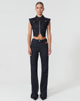 Davidson Cross Neck Vest