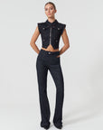 Davidson Cut Out Wide Leg Pants