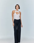 Pera Ivory Sleeveless Body Suit
