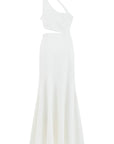 Ron Cut Out Long White Dress