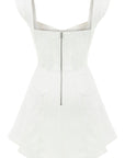 Ron Cut Out Mini White Dress