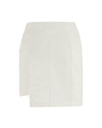 Ron Eye Mini White Skirt
