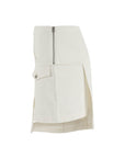 Ron Eye Mini White Skirt
