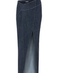 Vonk Assymetric Blue Long Skirt