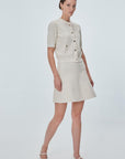 Join Us Ecru Mini Bell Skirt - Porterist 1